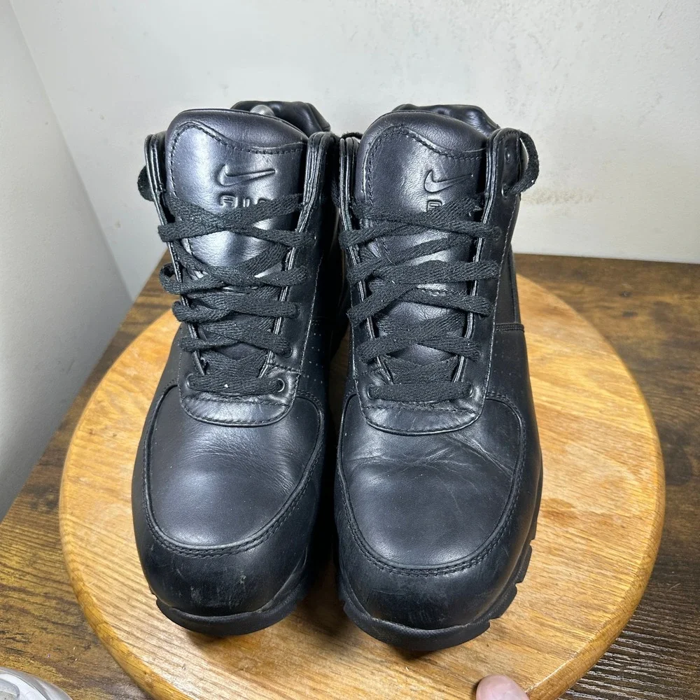 Nike ACG Air Max Goadome Mens Black Leather Boots 865031-009 Size 10
